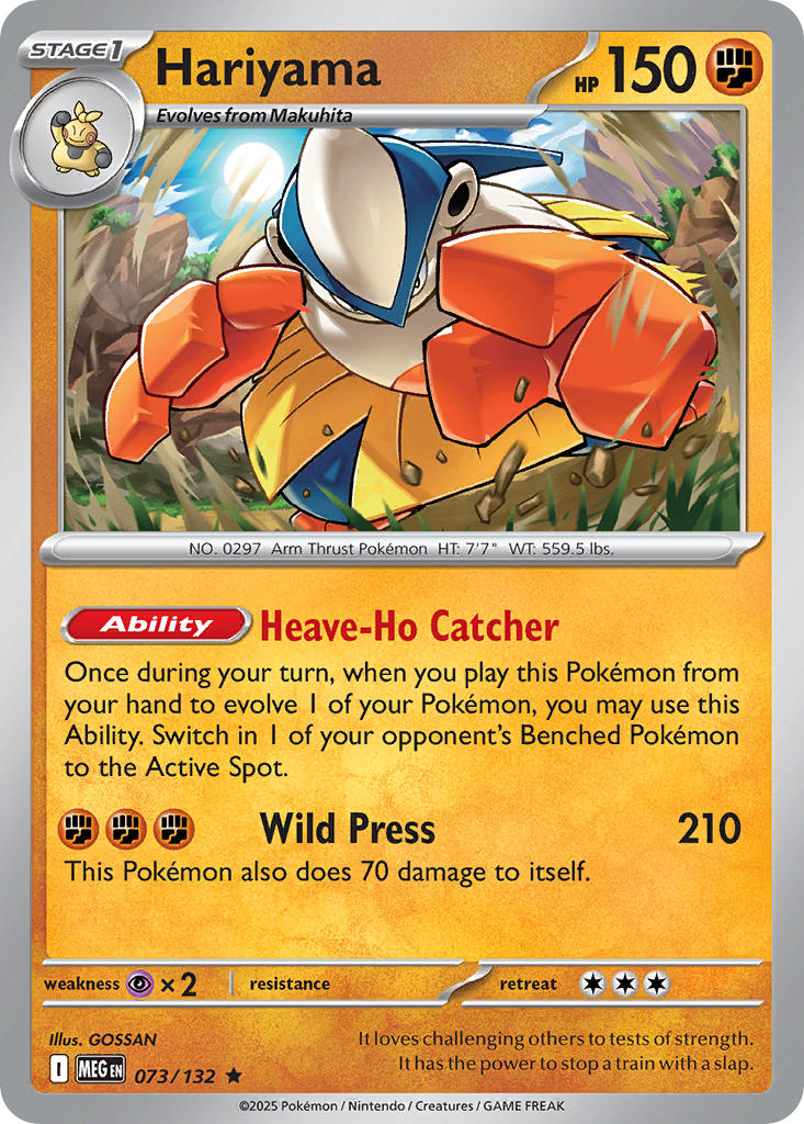 Hariyama #073/132 Mega Evolution - INGLES